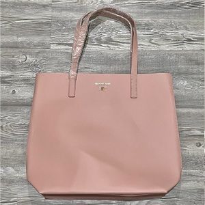 Michael Kors Mauve Pink Neutral Tote Bag Purse with Strap